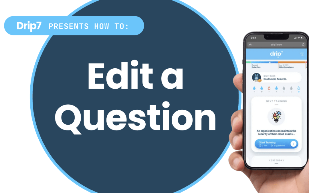 How to Edit a Question